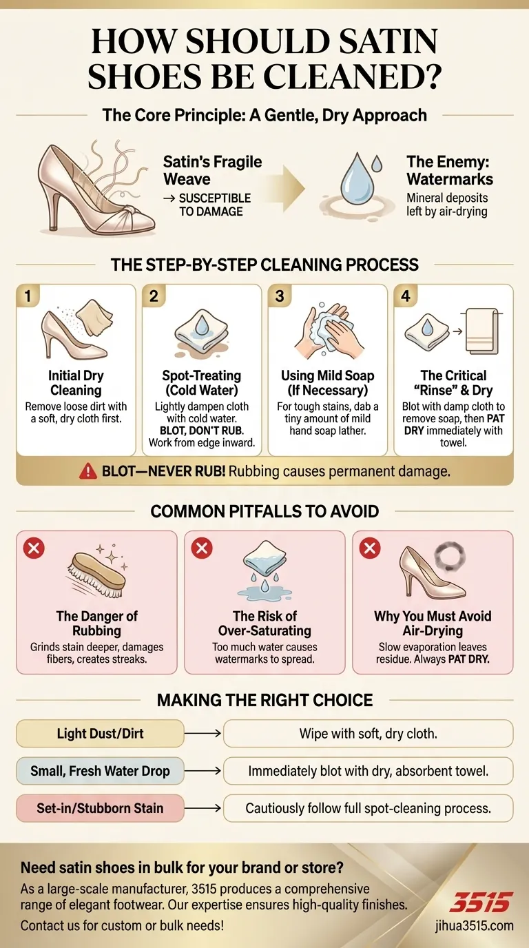 How should satin shoes be cleaned? A Step-by-Step Guide to Preserving Delicate Fabric Visual Guide