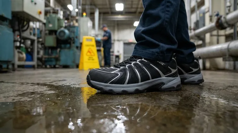 What role do slip resistant safety shoes play in workplace safety? Prevent Slips, Trips, and Falls