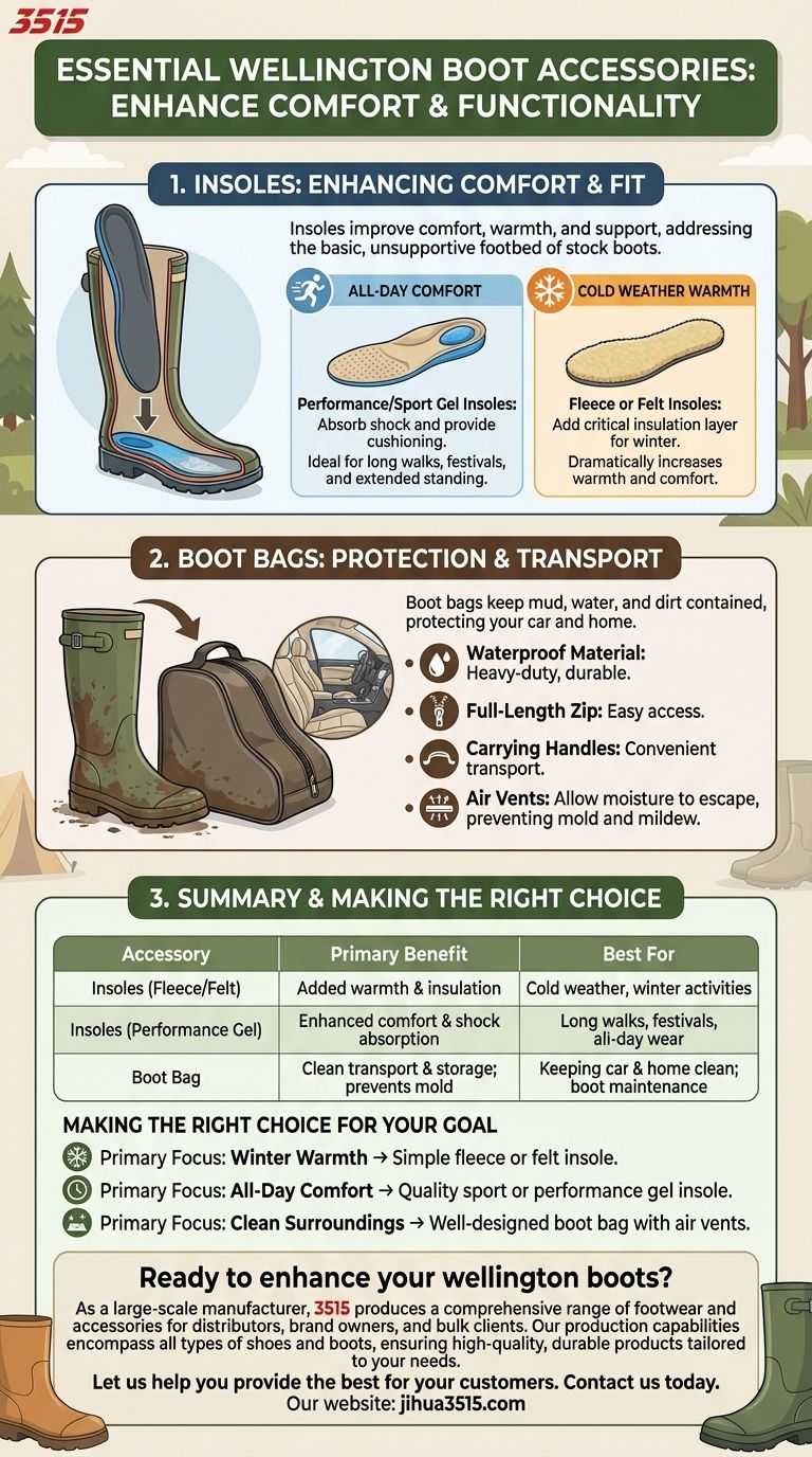 Welches Zubehör gibt es für Gummistiefel? Steigern Sie Komfort & Schutz für Ihre Stiefel Visuelle Anleitung