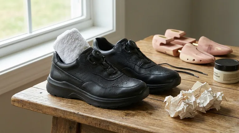 濡れた革靴の正しい乾かし方は?投資を守るためのステップバイステップガイド