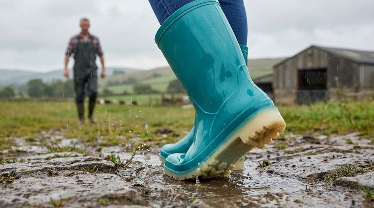 ウェリントンブーツの快適性は、衝撃吸収クッションによってどのように向上しますか?終日快適性を最大化