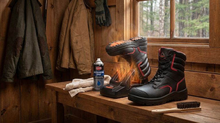 Por que é importante manter as botas de trabalho secas? Proteja seus pés e prolongue a vida útil das botas