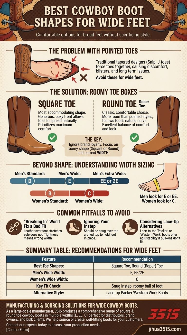 Какие формы ковбойских сапог лучше всего подходят для широких стоп? Найдите свой идеальный, удобный вариант Визуальное руководство