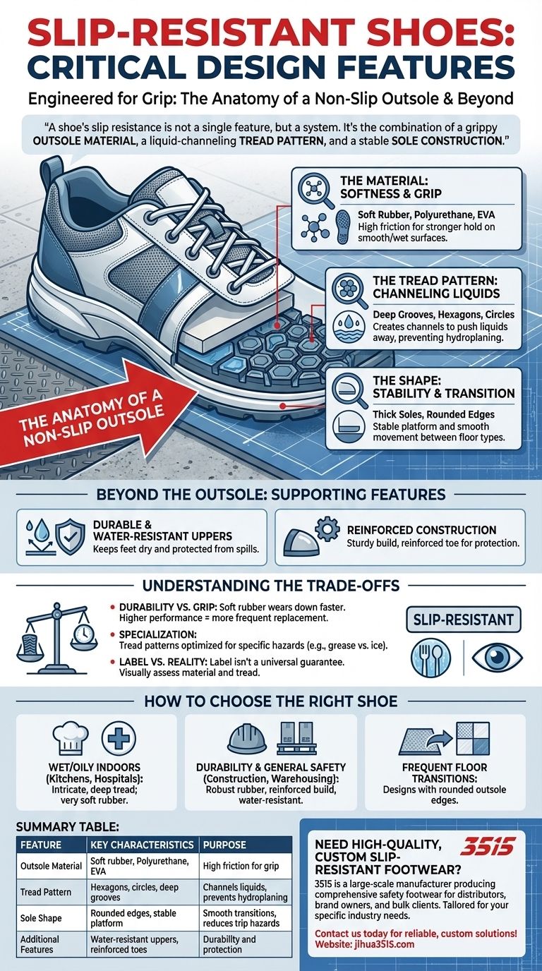 Quelles caractéristiques de conception trouve-t-on généralement dans les chaussures antidérapantes ? Éléments essentiels pour la sécurité au travail Guide Visuel