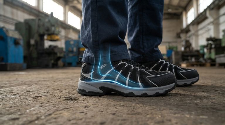 لماذا يعتبر دعم قوس القدم مهماً في أحذية العمل؟ احمِ جسمك من الإرهاق والألم