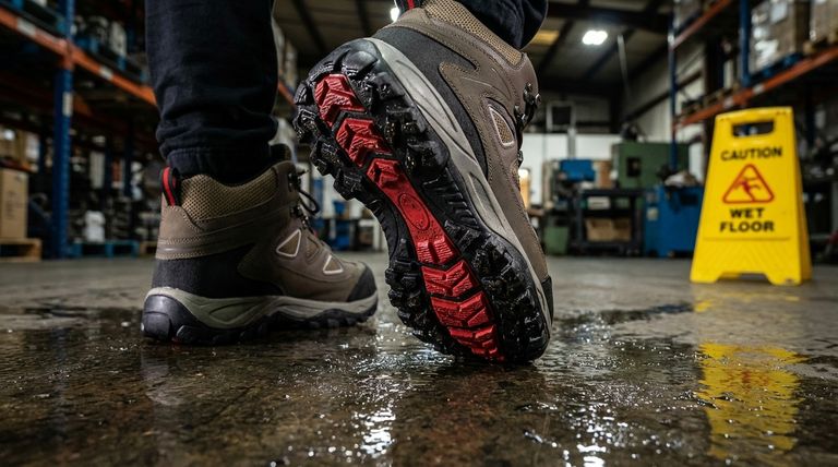 Pourquoi les chaussures de sécurité sont-elles importantes pour prévenir les glissades et les chutes ? La science des semelles antidérapantes