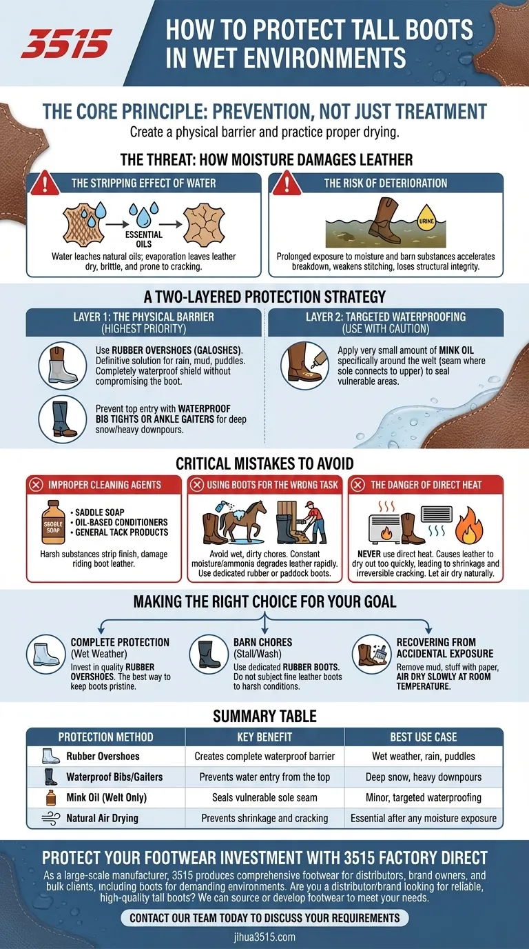 Come proteggere gli stivali alti in ambienti umidi? Una guida completa per preservare il tuo investimento Guida Visiva
