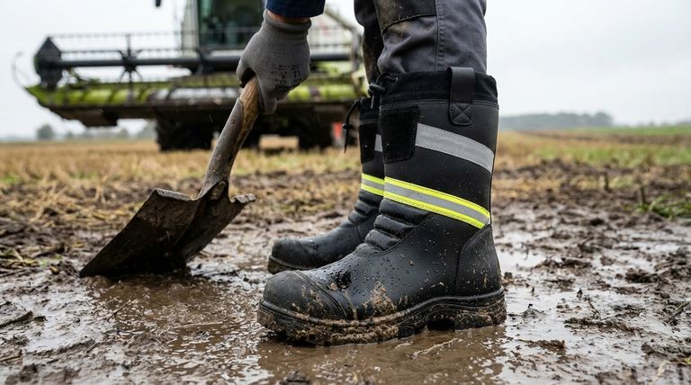 PVC 작업화는 어떤 종류의 직업에 흔히 사용되나요? 습하고 힘든 작업에 필수적인 보호 기능