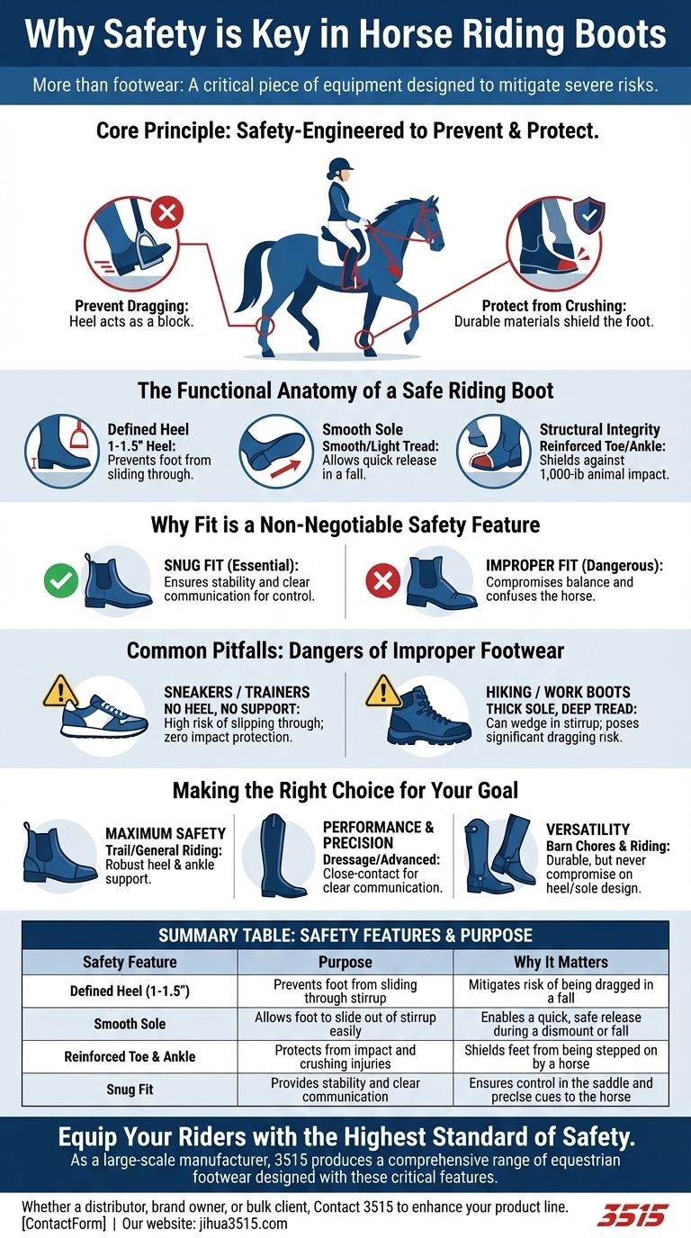 Perché la sicurezza è un aspetto importante degli stivali da equitazione? Protezione essenziale per ogni cavaliere Guida Visiva
