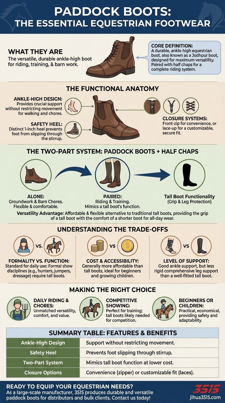 패독 부츠란 무엇이며 어떤 용도로 사용되나요? 승마인을 위한 궁극의 가이드 시각적 가이드