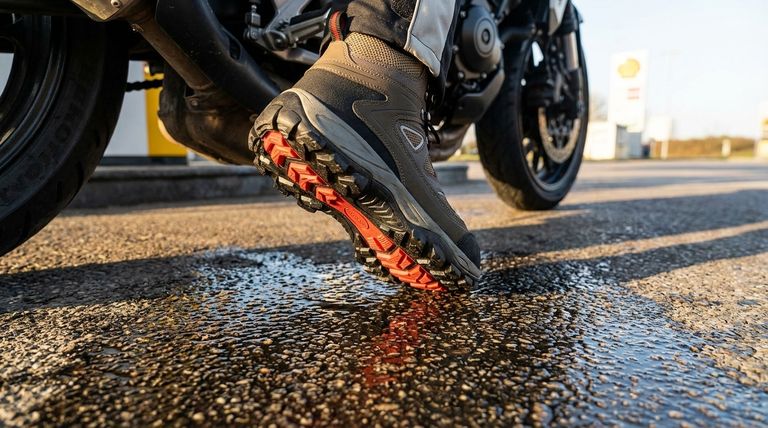 ¿Por qué es importante el agarre en las botas de moto? Asegura tu conducción en cada parada