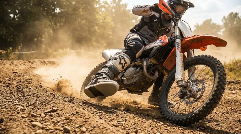 なぜダートバイクのブーツのソールは滑らかなのですか?安全で速いコーナリングのために