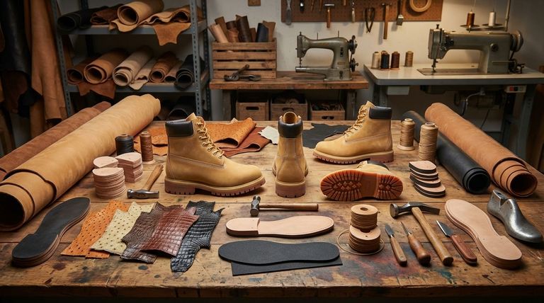 カウボーイブーツの素材は何ですか?革、ソール、ヒールのガイド