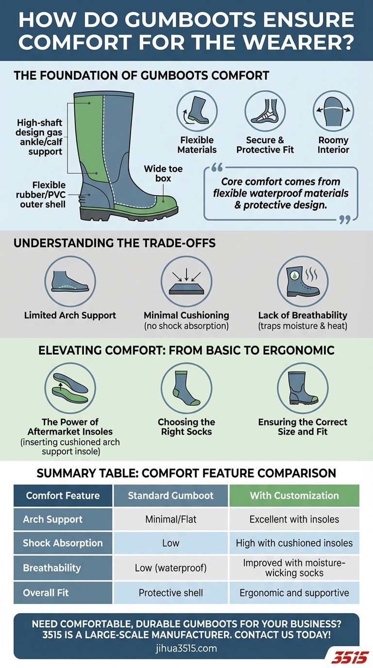 ¿Cómo garantizan las botas de agua la comodidad del usuario? Desbloquea soporte y protección durante todo el día. Guía Visual