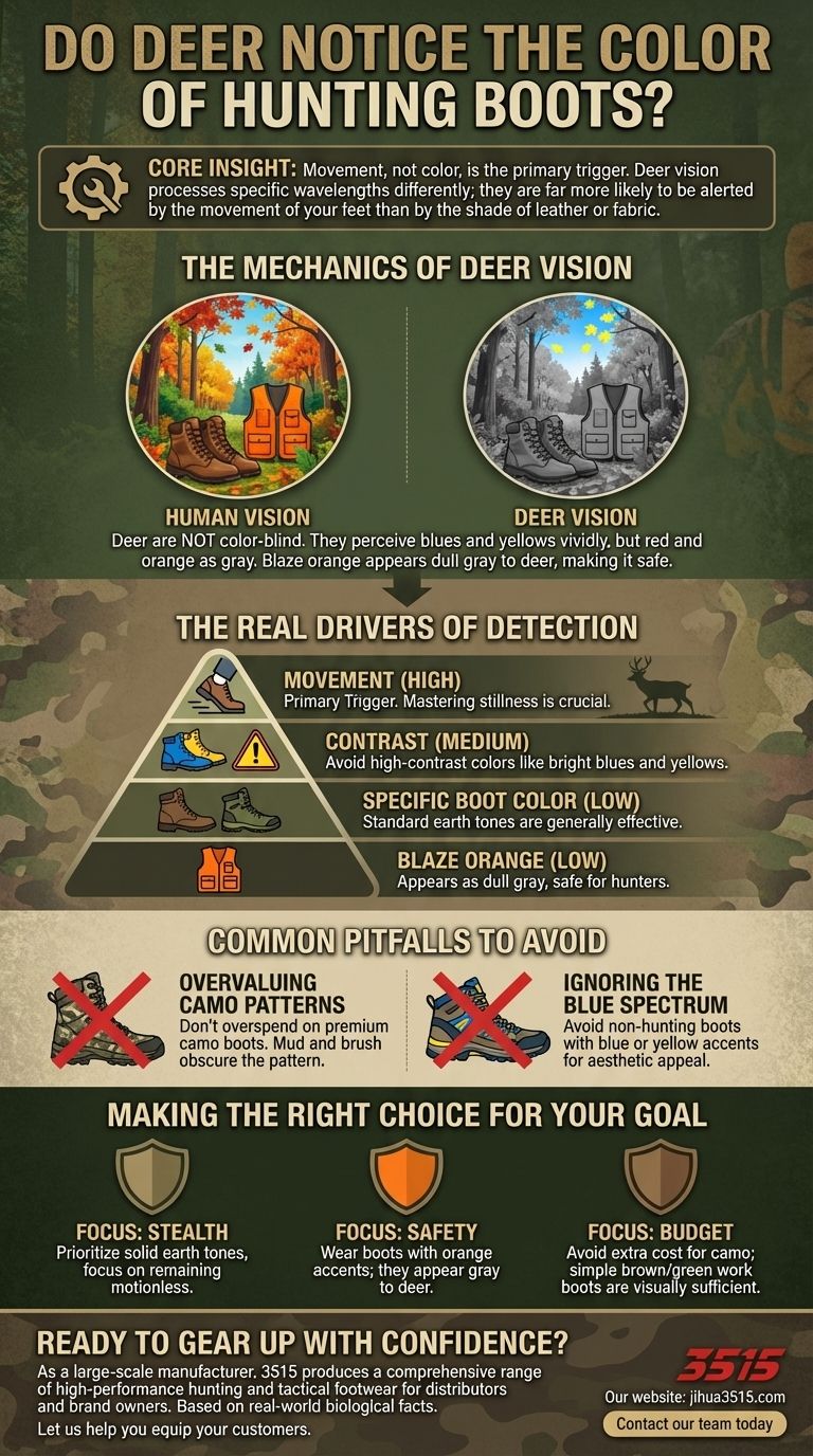 As renas notam a cor das botas de caça? A verdade sobre furtividade e visão de veados Guia Visual