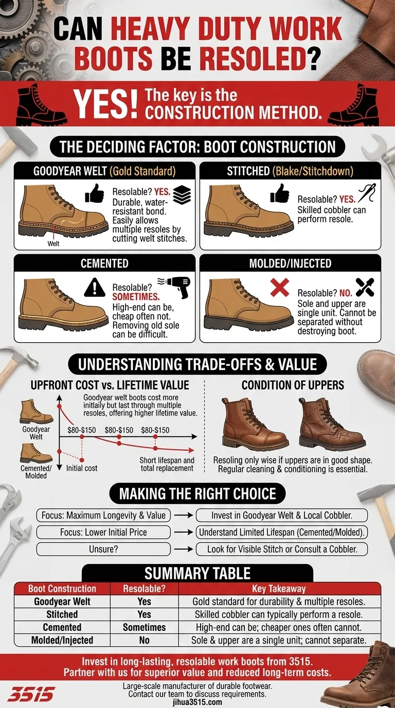 Les bottes de travail robustes peuvent-elles être ressemelées ? Maximisez la durée de vie et la valeur de vos bottes Guide Visuel