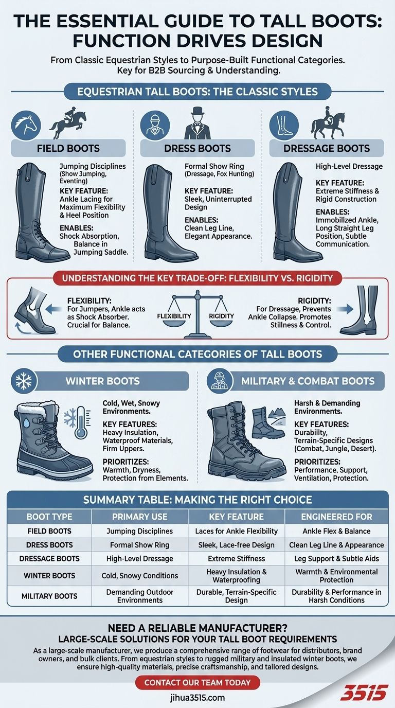 有哪些类型的长靴？选择适合您活动的靴子指南 图解指南