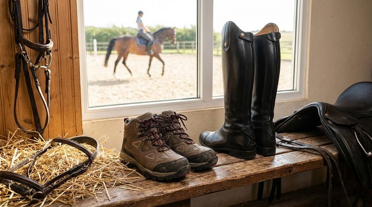 كيف يختار الفرسان بين أحذية الحظيرة والأحذية الطويلة؟ ابحث عن الحذاء المثالي لأهدافك في الركوب