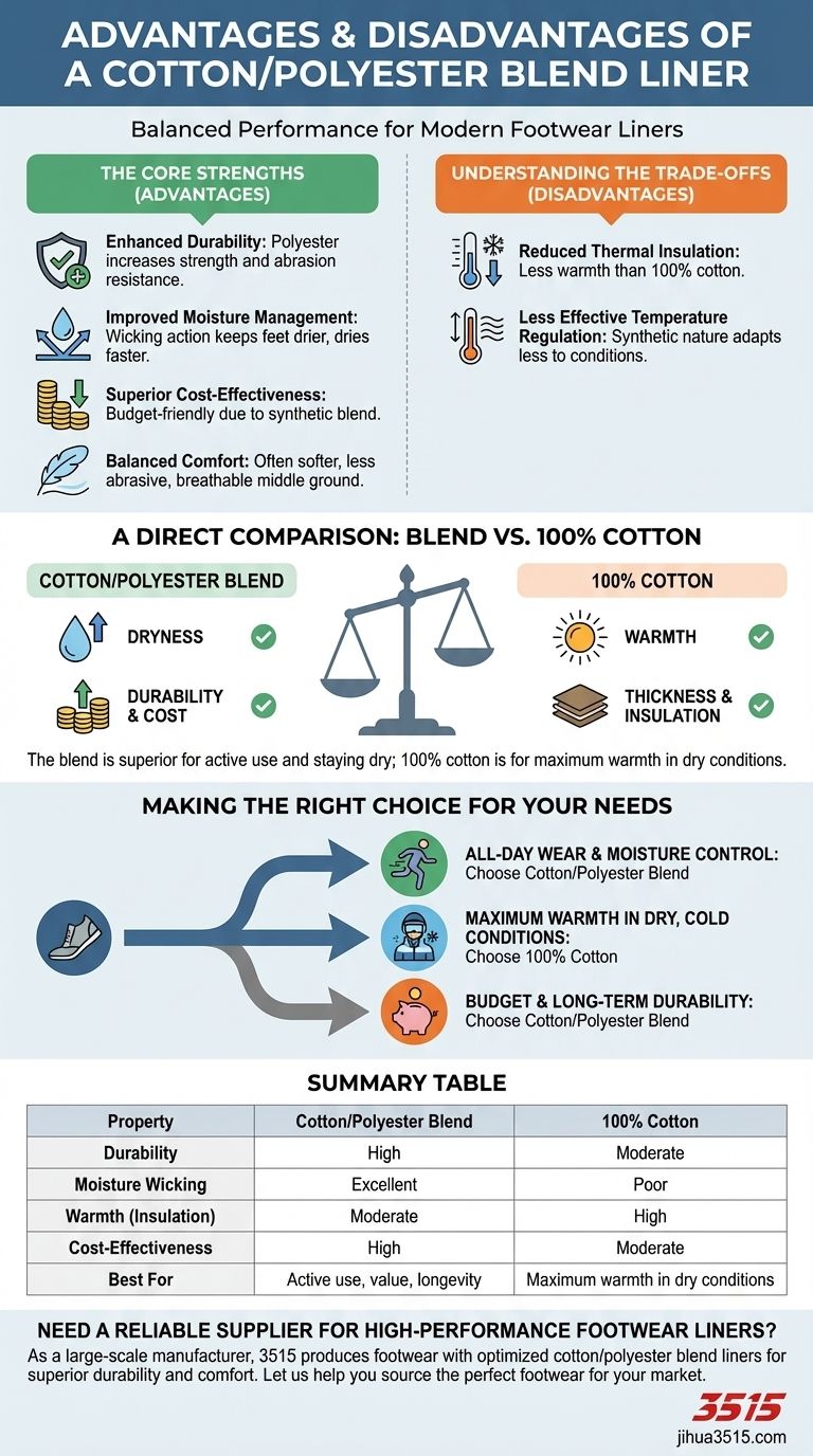 Каковы преимущества и недостатки смеси хлопка и полиэстера в качестве подкладочного материала? Руководство по сбалансированной производительности Визуальное руководство