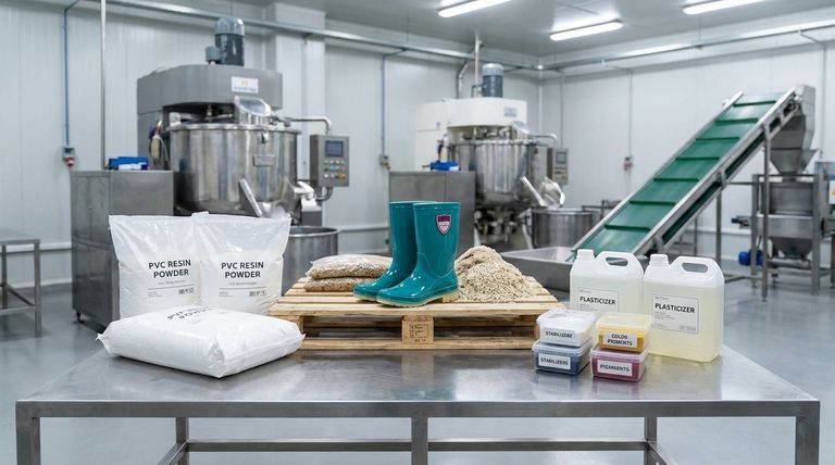 What are the key materials needed to produce PVC rain boots? A Guide to the Essential Compound