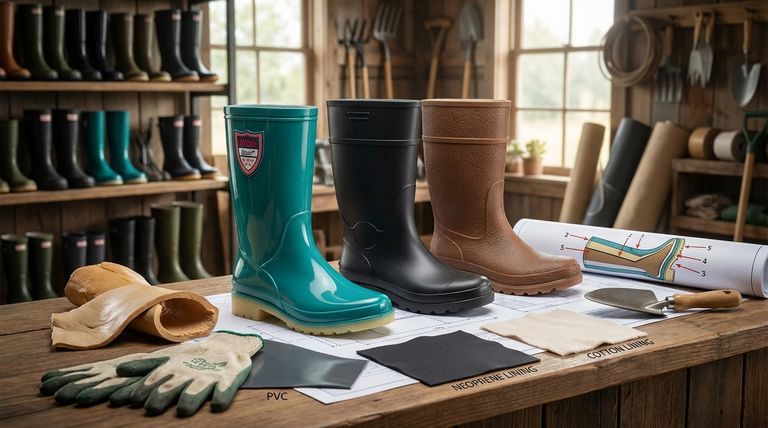 レインブーツの素材選びの全体的な推奨事項は何ですか?ラバー対PVCガイド