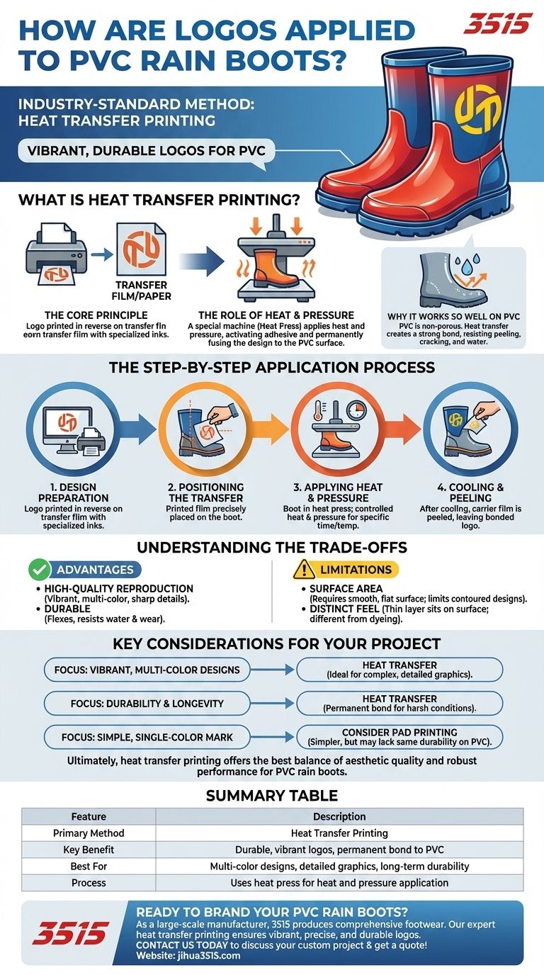 Wie werden Logos auf PVC-Regenstiefel aufgebracht? Langlebige, hochwertige Markenkennzeichnung erzielen Visuelle Anleitung