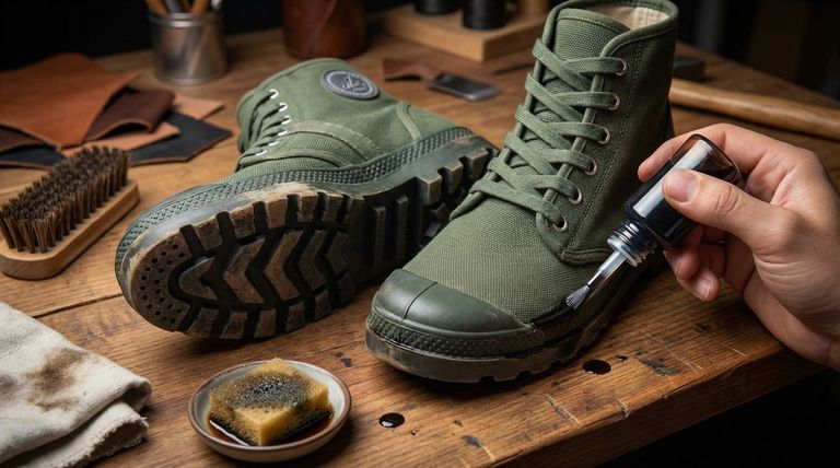 ¿Cómo se restauran las suelas de botas rayadas o descoloridas? Utiliza este método profesional para un aspecto como nuevo de fábrica