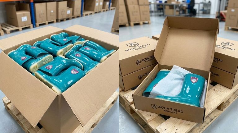 Comment les bottes de pluie en PVC sont-elles emballées pour l'expédition ? Emballage en vrac vs. image de marque personnalisée