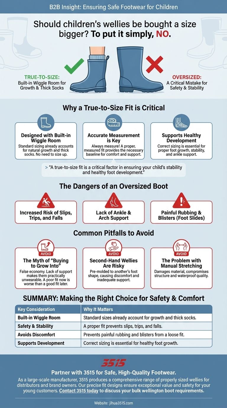 子供用の長靴はワンサイズ大きいものを買うべきですか？健康な足のために、安全性と適切なフィット感を最優先しましょう ビジュアルガイド