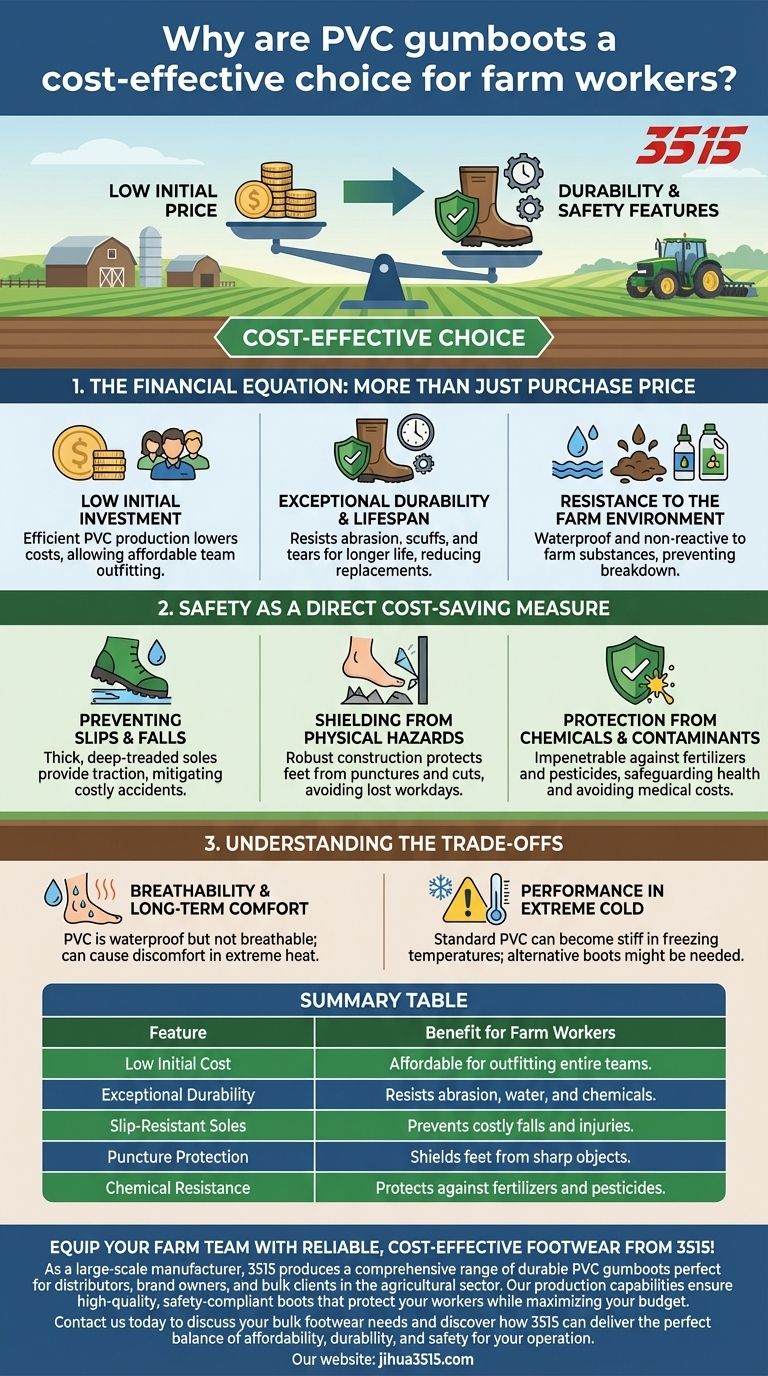 Pourquoi les bottes en PVC sont-elles un choix rentable pour les travailleurs agricoles ? Des chaussures durables et abordables pour l'agriculture Guide Visuel