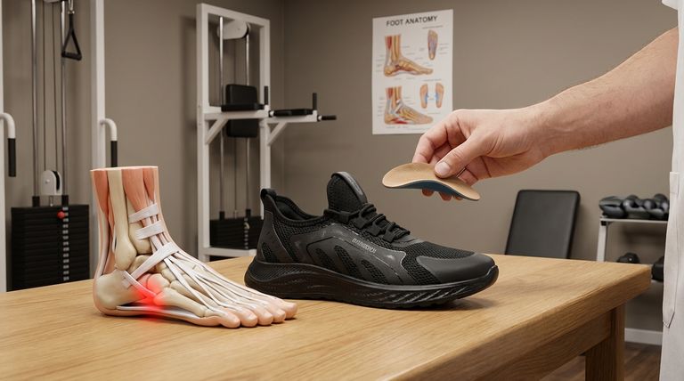 족저근막염에 적합한 신발은 어떤 특징을 가져야 할까요? 통증 완화 및 지지를 위한 필수 기능