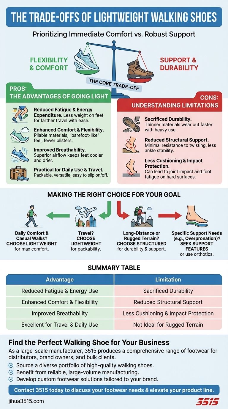 Was sind die Vor- und Nachteile von leichten Wanderschuhen? Ein Leitfaden zu Komfort vs. Halt Visuelle Anleitung
