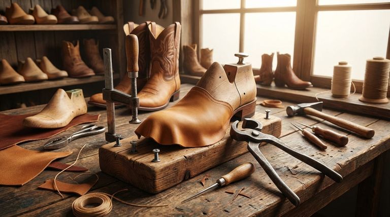 ¿Qué herramientas especializadas se utilizan en la fabricación de botas de vaquero? Dominando el Empeine Alto y el Cambrillón