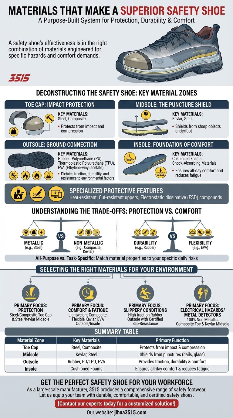 优质安全鞋应包含哪些材料？防护鞋终极指南 图解指南