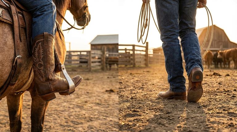 كيف تختلف أحذية روبر عن أحذية الغرب التقليدية؟ اكتشف المقاس المثالي لأسلوب حياتك