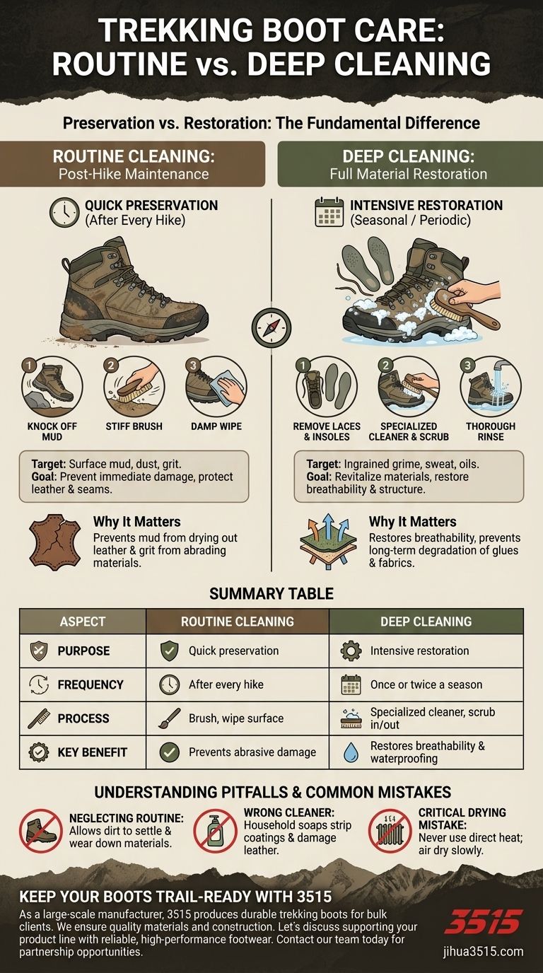 En quoi le nettoyage en profondeur diffère-t-il du nettoyage de routine pour les chaussures de randonnée ? Entretien essentiel pour la longévité de vos chaussures Guide Visuel