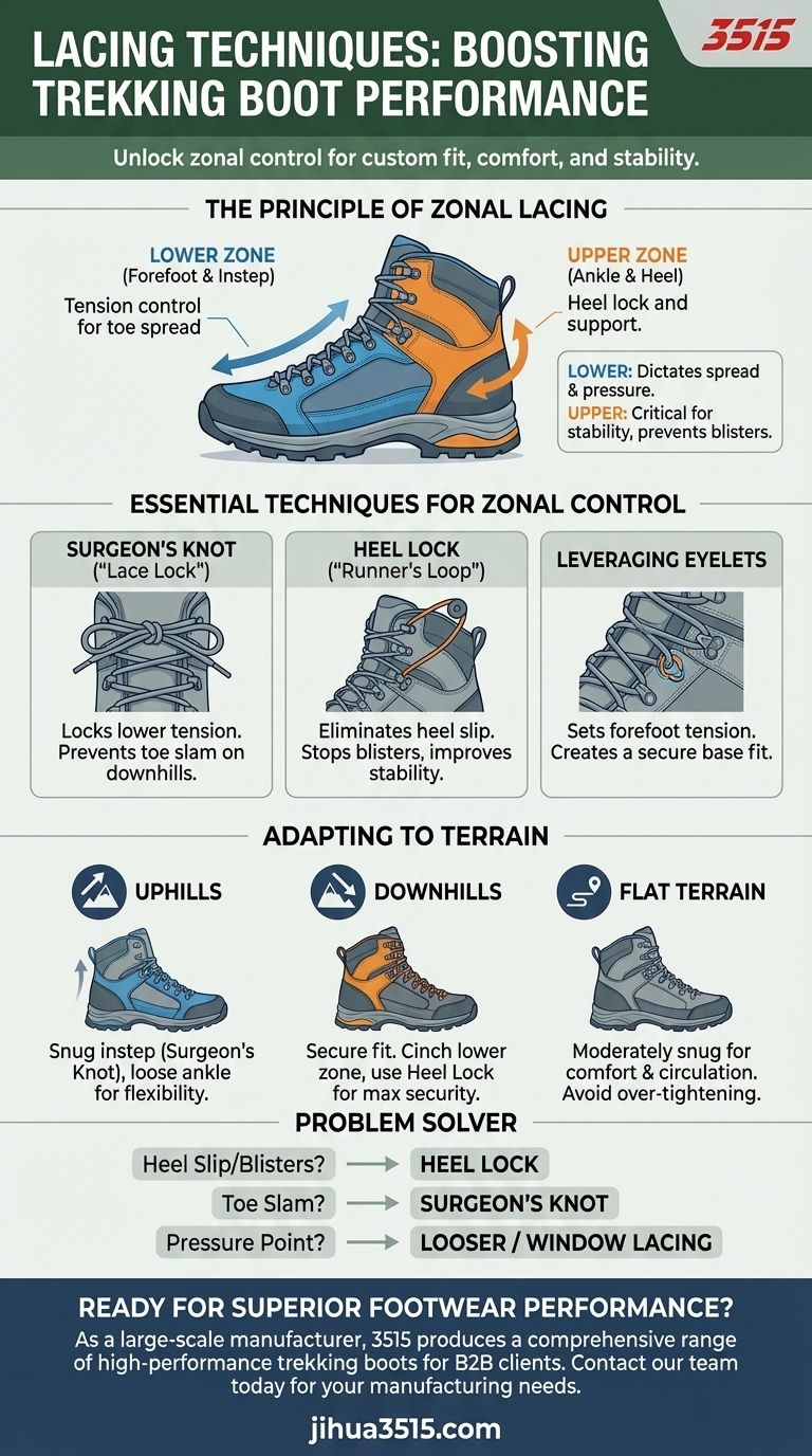 ¿Cómo pueden las técnicas de lazado mejorar el rendimiento de las botas de trekking? Consigue un ajuste personalizado para cualquier sendero Guía Visual