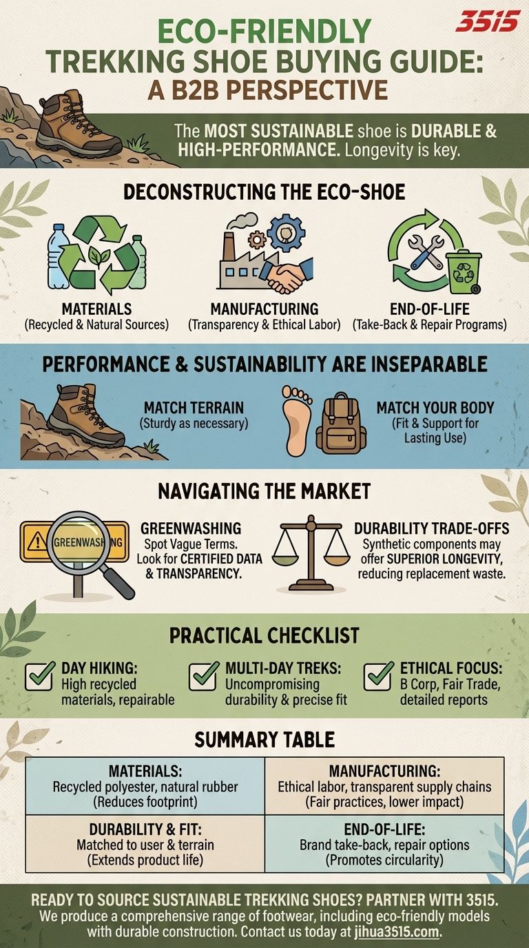 消费者在购买徒步鞋时如何做出环保选择？可持续鞋履指南 图解指南