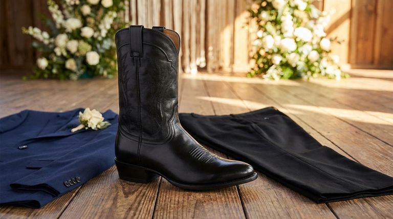 Quel style de bottes de cowboy convient aux mariages ? Un guide de l'étiquette des chaussures habillées