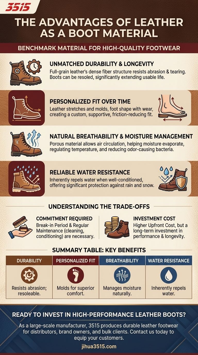 Quels sont les avantages du cuir comme matériau pour les bottes ? Découvrez une durabilité et un confort inégalés Guide Visuel