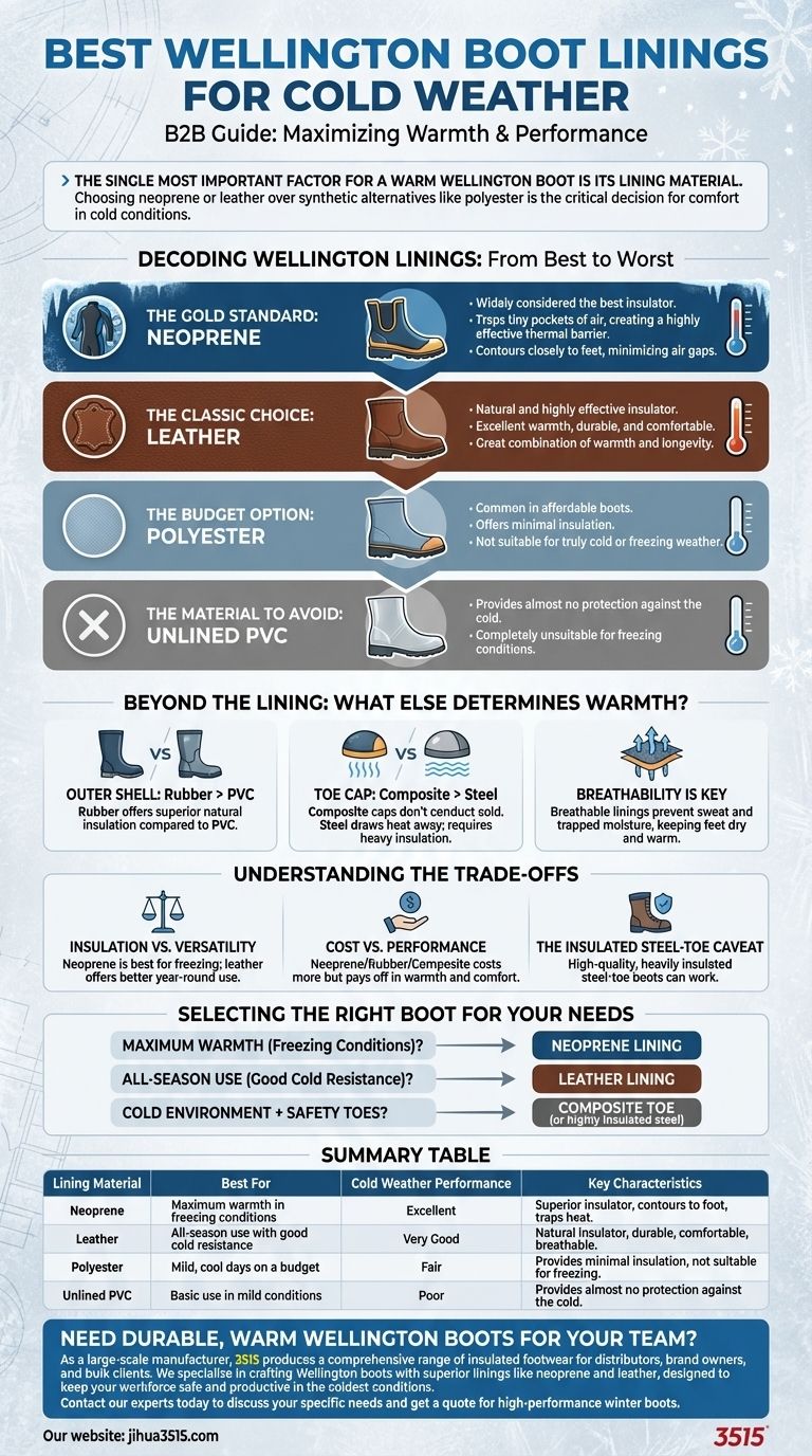 Quels sont les meilleurs doublures de bottes Wellington pour le temps froid ? Obtenez un maximum de chaleur et de confort Guide Visuel