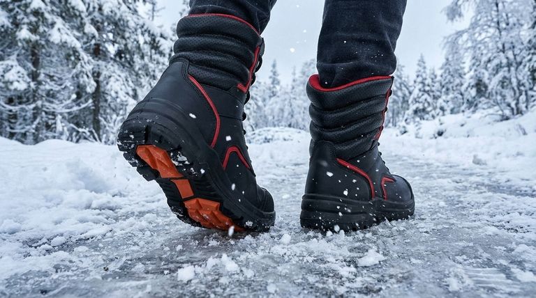 겨울 장화에서 접지력이 중요한 이유는 무엇인가요? 미끄러운 표면에서 안전과 안정성을 보장합니다.