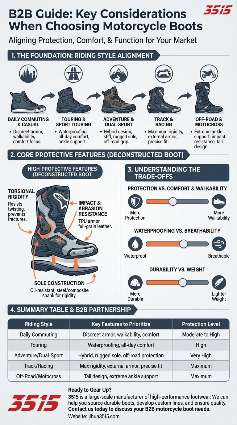 Quali sono le considerazioni chiave nella scelta degli stivali da moto? Trova la calzata perfetta per sicurezza e stile Guida Visiva