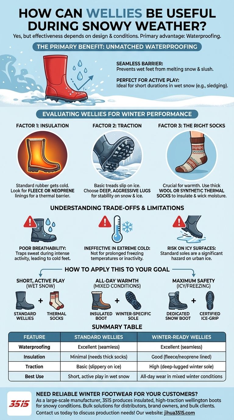 雪の天気で長靴はどのように役立ちますか？乾いた安全な状態を保つためのガイド ビジュアルガイド