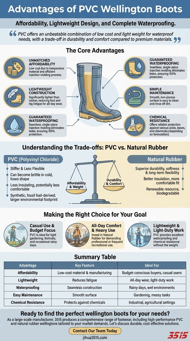 What are the advantages of PVC wellington boots? Discover the Perfect Blend of Affordability & Waterproofing Visual Guide