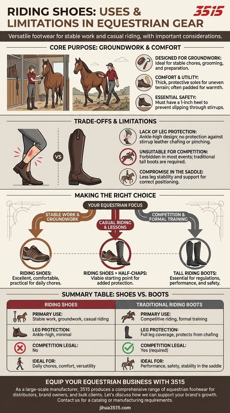 승마화는 무엇이며, 용도와 한계는 무엇인가요? 승마 신발 가이드 시각적 가이드