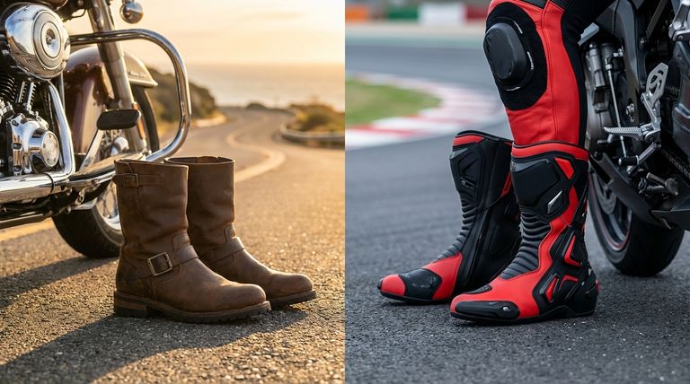 كيف تختلف أحذية الدراجات النارية الكروزر عن الأحذية الرياضية؟ اختر الحماية المناسبة لرحلتك