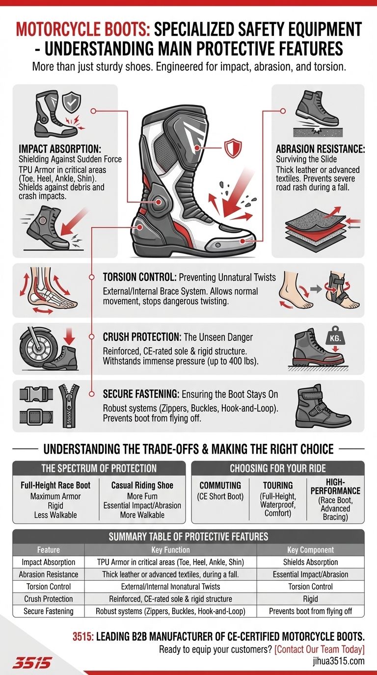 Quelles sont les principales caractéristiques de protection des bottes de moto ? Sécurité essentielle pour chaque motard Guide Visuel