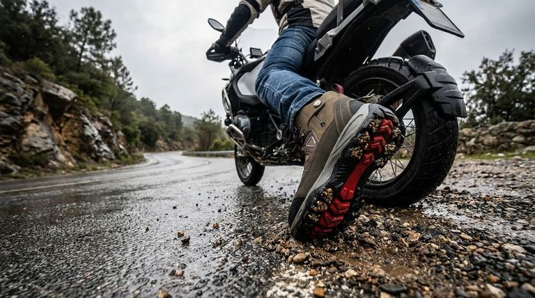 Pourquoi l'adhérence est-elle importante pour les bottes de moto ? Assurer la stabilité et prévenir les blessures