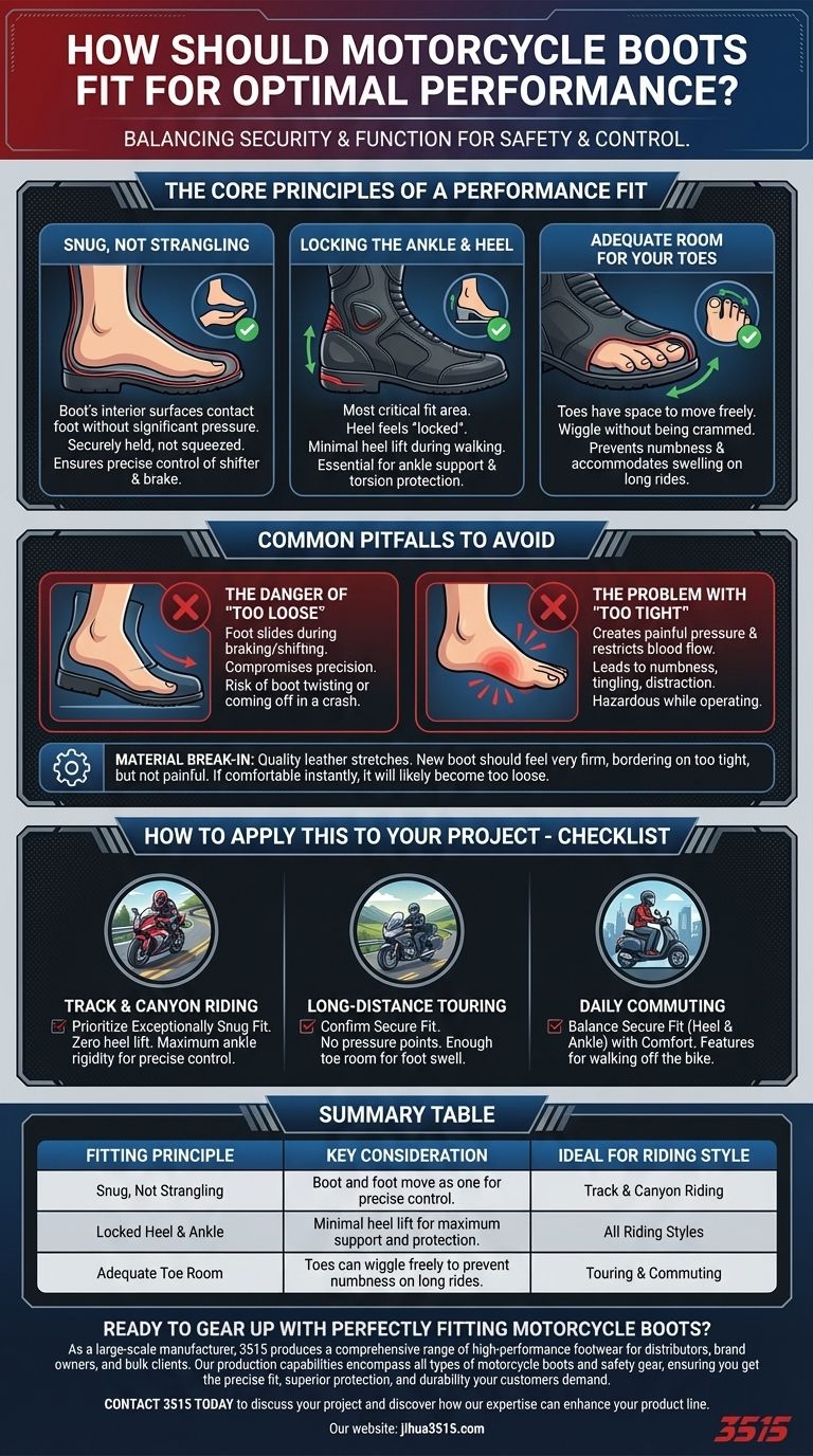 Comment les bottes de moto doivent-elles être ajustées pour une performance optimale ? Sécurisez votre conduite avec un ajustement parfait Guide Visuel